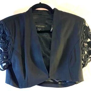 Scott McClintock Wmns Black Bolero Jacket Size 10